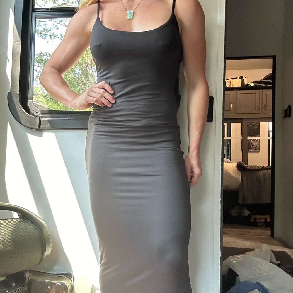 Black long dress